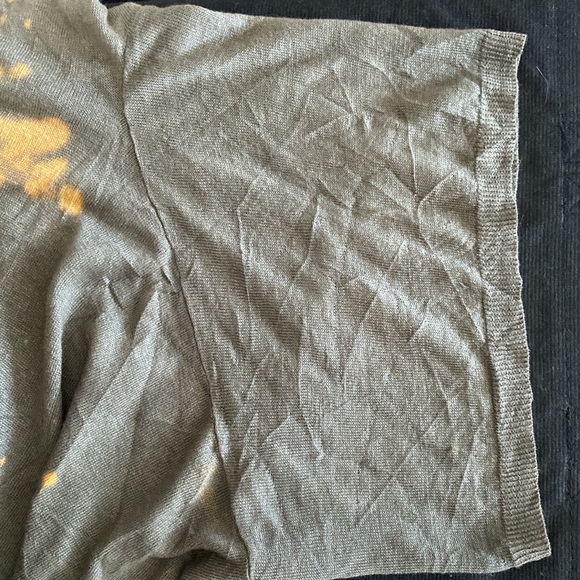 Ralph Lauren RLX 100% Linen knit shrug glorious fall colours, olive orange - Picture 6 of 10